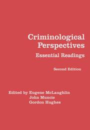 Cover of: Criminological perspectives: essential readings.