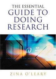 Cover of: The essential guide to doing research by Zina O'Leary