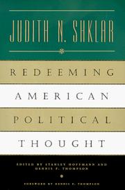 Cover of: Redeeming American political thought