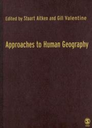 Cover of: Approaches to Human Geography