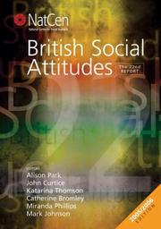 Cover of: British Social Attitudes by Alison Park