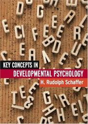Cover of: Key Concepts in Developmental Psychology by H. Rudolph Schaffer