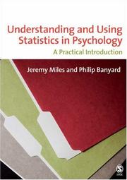 Cover of: Understanding and Using Statistics in Psychology by Jeremy Miles, Philip Banyard