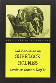 Cover of: Las memorias de Sherlock Holmes by Arthur Conan Doyle, Lucía Márquez de la Plata