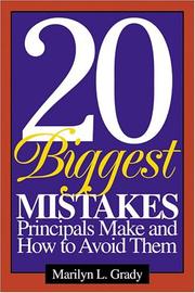 Cover of: 20 Biggest Mistakes Principals Make and How to Avoid Them