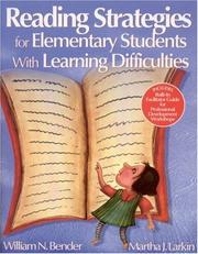 Cover of: Reading Strategies for Elementary Students With Learning Difficulties by William N. (Neil) Bender, Martha J. Larkin