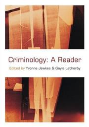 Cover of: Criminology | 