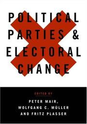 Cover of: Political Parties and Electoral Change by 