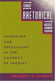 Cover of: The Rhetorical turn by edited by Herbert W. Simons.