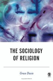 Cover of: The Sociology of Religion (BSA New Horizons in Sociology) by Grace Davie