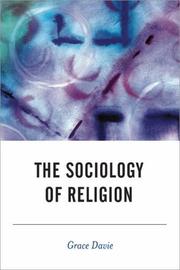 Cover of: The Sociology of Religion (BSA New Horizons in Sociology) by Grace Davie