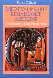 Medieval and early Renaissance medicine by Nancy G. Siraisi