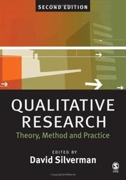 Cover of: Qualitative Research: Theory, Method and Practice