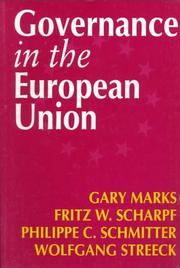 Cover of: Governance in the European Union by Gary Marks ... [et al.].