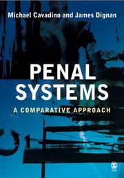 Cover of: Penal Systems by Mick Cavadino, James Dignan