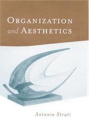 Cover of: Organization and aesthetics