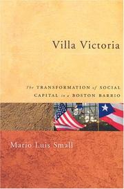 Cover of: Villa Victoria: The Transformation of Social Capital in a Boston Barrio