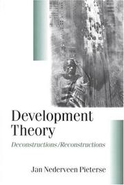 Cover of: Development theory: deconstructions/reconstructions
