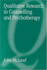 Qualitative research in counselling and psychotherapy by McLeod, John