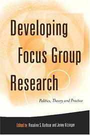 Cover of: Developing Focus Group Research | 