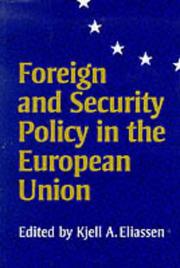Cover of: Foreign and security policy in the European Union