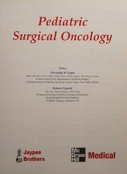 Cover of: Pediatric oncology