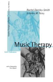 Cover of: Music Therapy (Creative Therapies in Practice series) | Rachel Darnley-Smith