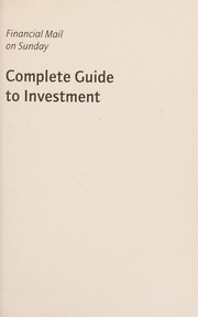 Cover of: Complete guide to investment
