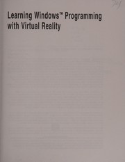 Cover of: Learning Windows programming with virtual reality