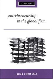 Cover of: Entrepreneurship in the global firm