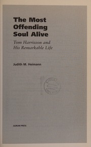 Cover of: The most offending soul alive by Judith M. Heimann