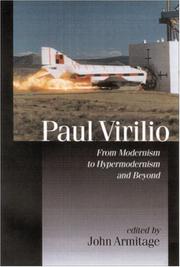 Cover of: Paul Virilio: from modernism to hypermodernism and beyond