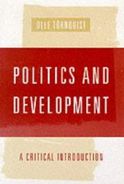 Cover of: Politics and development: a critical introduction