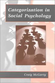 Categorization in social psychology cover