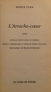 Cover of: L' Arrache-cœur by Boris Vian