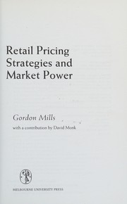 Cover of: Retail pricing strategies and market power
