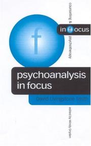 Cover of: Psychoanalysis in Focus (Counselling & Psychotherapy in Focus Series)