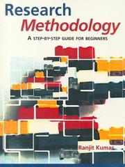 Cover of: Research methodology by Ranjit Kumar