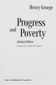 Cover of: Progress & Poverty by Henry George