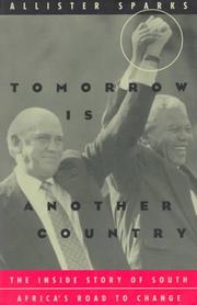 Cover of: Tomorrow is another country by Allister Haddon Sparks, Allister Haddon Sparks