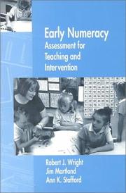 Cover of: Early numeracy: assessment for teaching and intervention