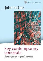 Cover of: Key Contemporary Concepts: From Abjection to Zeno's Paradox (Sage Key Concepts)