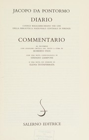 Cover of: Diario: Codice Magliabechiano VIII 1490 della Biblioteca nazionale centrale di Firenze