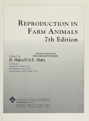 Cover of: Reproduction in farm animals by edited by B. Hafez, E.S.E. Hafez.