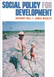 Cover of: Social policy for development by Anthony L. Hall