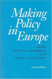 Cover of: Making policy in Europe
