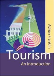 Cover of: Tourism by Adrian Franklin, Adrian Franklin