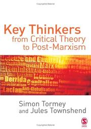 Cover of Key Thinkers from Critical Theory to Post-Marxism