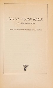 Cover of: None turn back