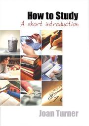 Cover of: How to study: a short introduction